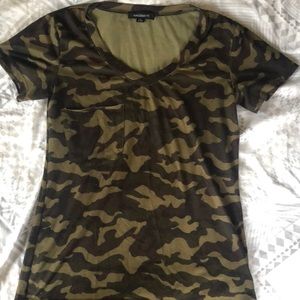 Short Sleeve Camouflage Shirt
